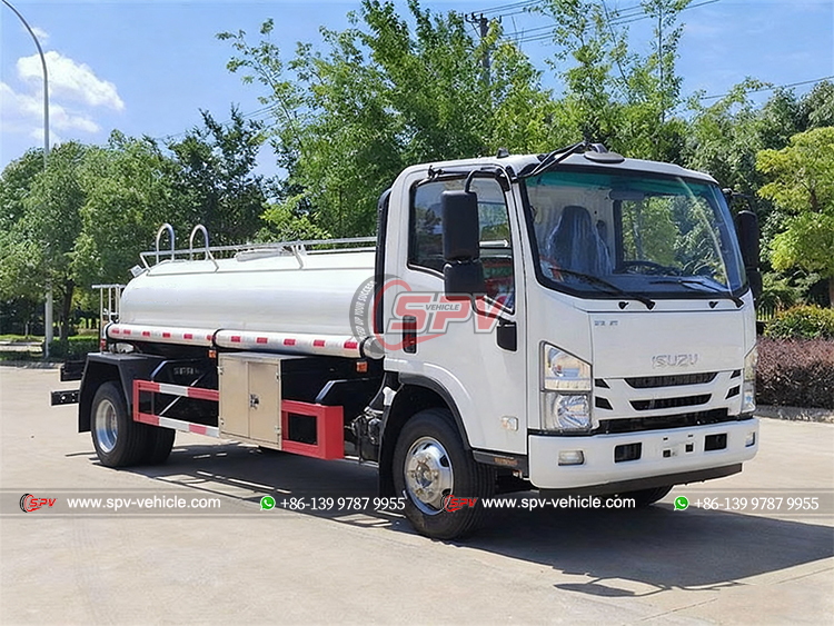 ISUZU NPR 8,000 Litres Potable Water Lorry - Front Right Side